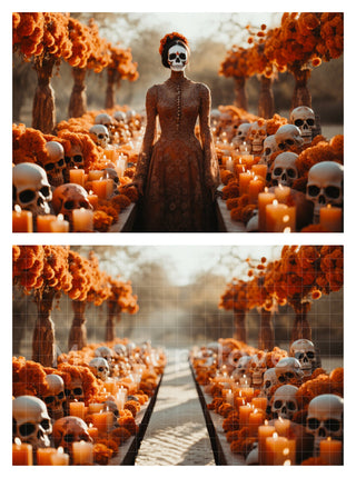 200 Day of The Dead Mexican Digital Backgrounds, Mexican Mega Bundle, Wallpaper Backgrounds, La Catrina, Sugar Skulls, Marigold, Graveyard