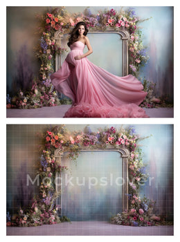 100 Canvas Floral Texture Digital Backdrops, Maternity Backdrop Overlays, Studio Backdrop Overlays, Fine Art Textures, Photoshop Overlays