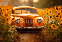 Sunflower field digital backdrop, portrait digital background, summer backdrop, sunflowers backdrop, Photo edit, Prop, Photography Composite