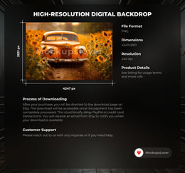 Sunflower field digital backdrop, portrait digital background, summer backdrop, sunflowers backdrop, Photo edit, Prop, Photography Composite