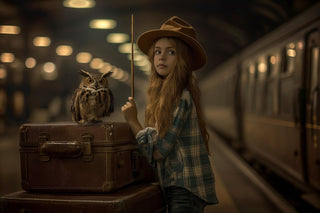 510 Wizard School Digital Background Bundle, Potter, White Owl, Library, Composite Template, Hogwarts, Kids Photography Composite, Photoshop