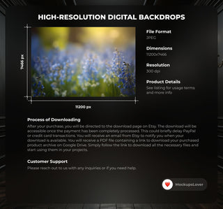 150 Spring Fields Digital Backdrop Collection,  High-Quality Floral Photo Backgrounds, Instant Download for Portrait Photography, Maternity