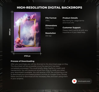 Smoke Frames Maternity Digital Backdrops, Maternity Backdrop Overlays, Studio Backdrop Overlays, Fine Art Textures, Photoshop Composite