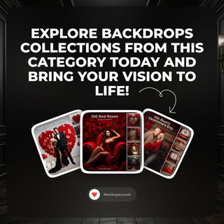 Red Roses Digital Backdrops, Red Roses Garden, Valentines Digital Backdrop Photography Composite, Romantic Outdoor Portrait Photoshoot