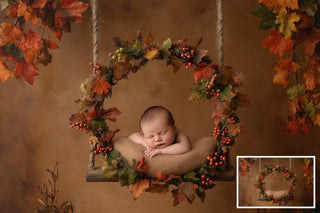Fall Newborn Digital Photography Background Bundle, Fall Leaves, Holiday Studio Baby Boy Girl Prop, Photoshop Composite, Rustic Vintage