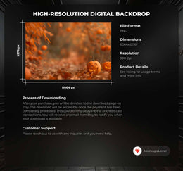 Halloween Digital Background, Kids Outdoor Photo Prop, Jack O Lantern, Fall Photography Backdrop, Creative Composite, Photoshop Template