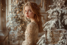 70 Christmas Palace Digital Background Bundle, Winter Castle Digital Backdrop, Cinderella Backdrop, Wedding Photography, Family Portrait