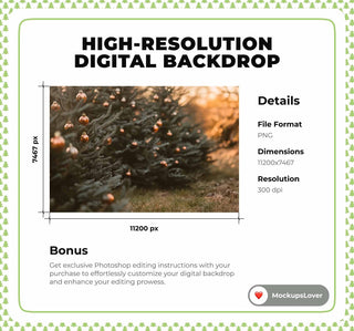 Christmas Tree Farm Digital Background, Holiday Portrait Photography Backdrop, Outdoor Photoshoot, Winter Wonderland, Rustic Christmas Light