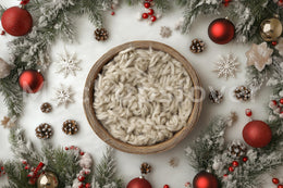 Christmas Newborn Digital Background, Winter Newborn Photography Digital Backdrop, Studio Baby Composite, Photoshop Template, Xmas Prop
