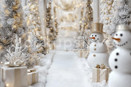 Christmas Digital Studio Photo Background, Holiday Backdrop, Kids and Family Portrait Prop, Winter Wonderland, Photoshop & Canva Template