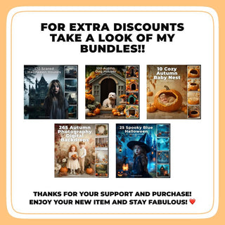 Halloween Ghosts Background Digital Bundle, Spooky Forest Backdrop, Gothic Forest, Outdoor, Photography Creative Composite, Printable Set