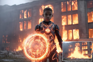 Super Hero Digital Background Mega Bundle, Photography Creative Composite, Kids Portrait, Metropolis, Spider, Birthday Poster, Photo Editing