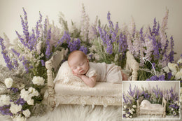 Newborn Flower Studio Digital Background Bundle, Baby Photo Prop, Floral backdrop, Photoshop Composite, Creative Imagery, Spring, Gift Card