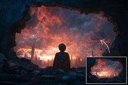 Super Hero Digital Background Mega Bundle, Photography Creative Composite, Kids Portrait, Metropolis, Spider, Birthday Poster, Photo Editing