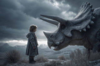 jurassic park themed dinosaur digital backdrop for kids prop or photoshop template featuring a t-rex