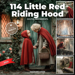 woodland scene with trees, woodland creatures, and fairy elements, suitable for children's fantasy photography