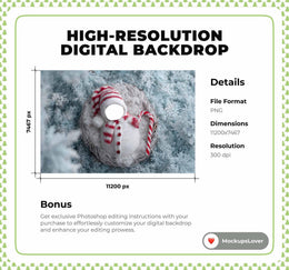Christmas Snowman Newborn Digital Backdrop, Face Swap Overlay, Winter Wonderland Photo Background, Holiday Baby Prop, Photoshop Template