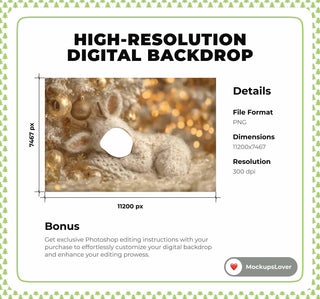 Christmas Baby Face Swap Overlay, Christmas Reindeer Digital Backdrop, Studio Photo Background, Holiday Newborn Prop, Photoshop Overlay