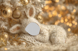 Christmas Baby Face Swap Overlay, Christmas Reindeer Digital Backdrop, Studio Photo Background, Holiday Newborn Prop, Photoshop Overlay