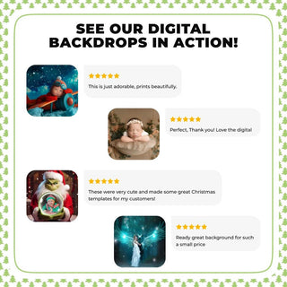 Christmas Window Studio Digital Backdrop, Winter Wonderland Photo Background, Holiday Kids Prop, Photoshop & Canva Template, Photo Editing