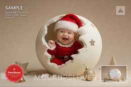 christmas ornament, holiday backdrop, winter scene, photo prop, digital studio backdrop
