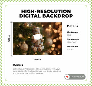 Christmas Baby Face Swap Overlay, Custom Nutcracker Digital Backdrop, Holiday Photo Background, Newborn Portrait Prop, Photoshop Template