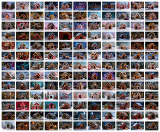 344 Christmas Dog House Digital Background Bundle, Winter Pet House Backdrops, Cat House, Pet Portrait Prop, Photoshop & Canva Template